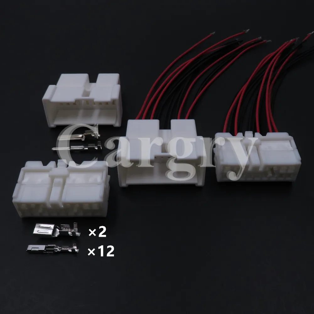 

1 Set 14P Car Socket AC Assembly Automotive Electrical Wiring Plug 6098-3565 6098-4660 For Nissan