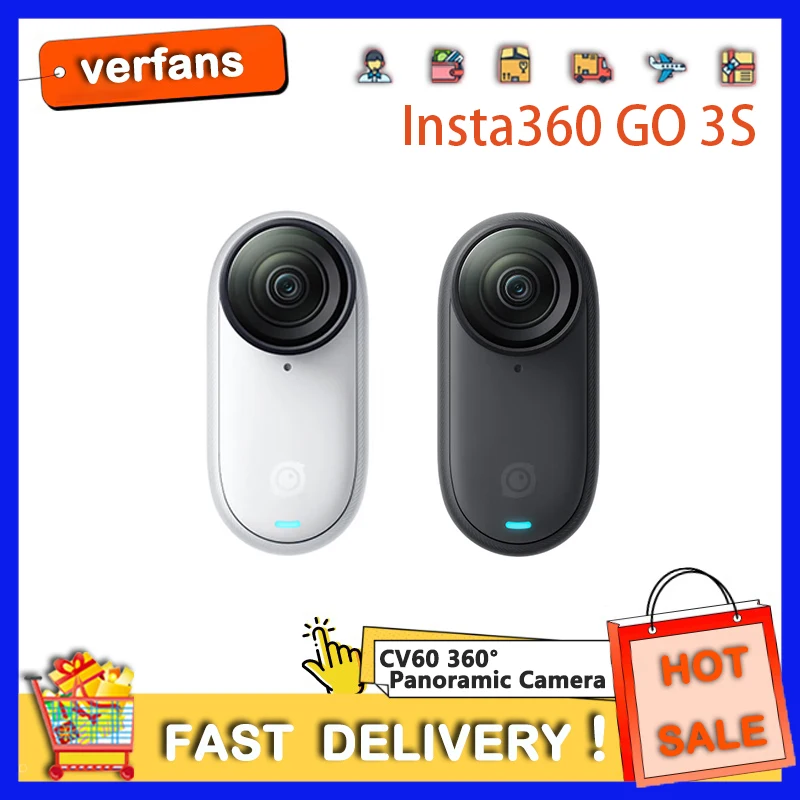 Insta360 GO 3S Single Camera (can be used with GO 3/GO3S expansion module) Smart White