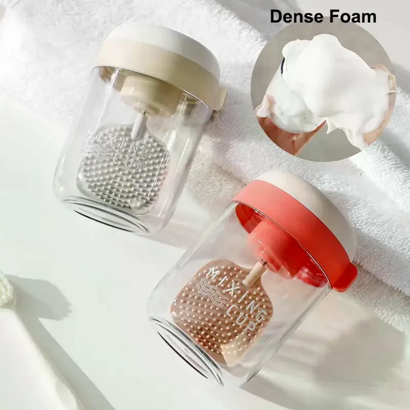Automatic Foaming Maker Mini Washing Face Foamer Machine Bathroom Desktop Large Capacity Container Foaming Maker Facial Cleaner