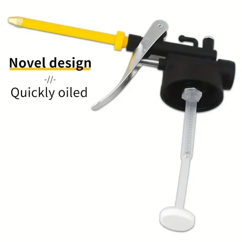 

New 250ml Transparent Oil Can Oiler Lubrication Oil Plastic Machine Pump High Pressure Pump Oiler Grease Gun Equipments