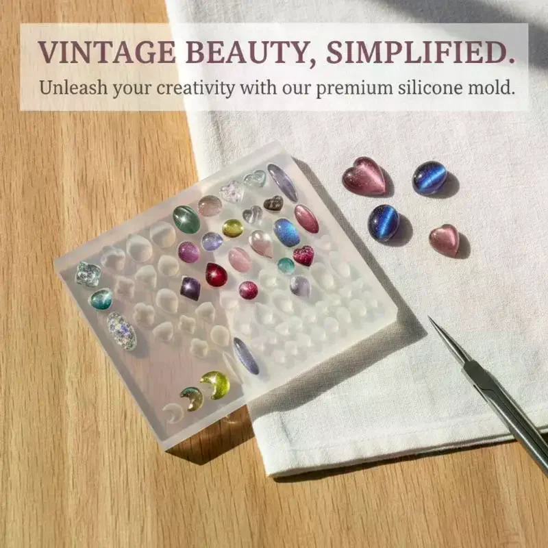 Moldes de Silicone Vintage par - Nail Art Vintage avaliação e preço