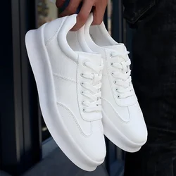 Luxury Designer Men Shoes High-quality Leather Casual Shoe Fashion Platform Sneaker for Men White Tennis Shoes Zapatillas Hombre