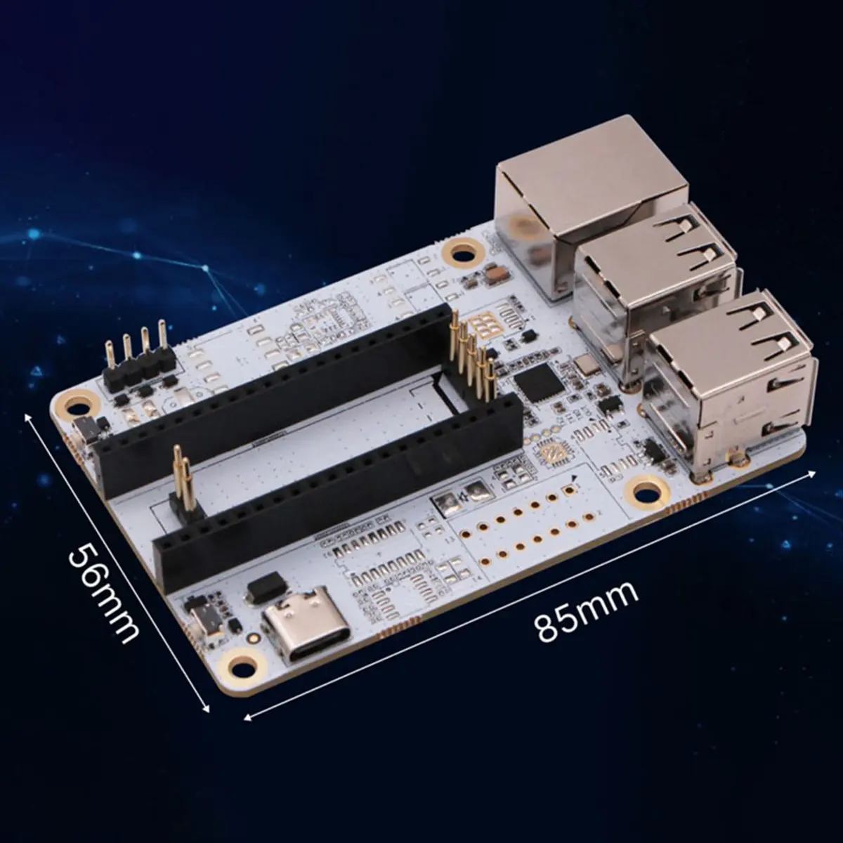A85P For Milk-V Duo Expansion Board USB HUB Base with RJ45 Network Port for Milk V Duo Linux Development Board