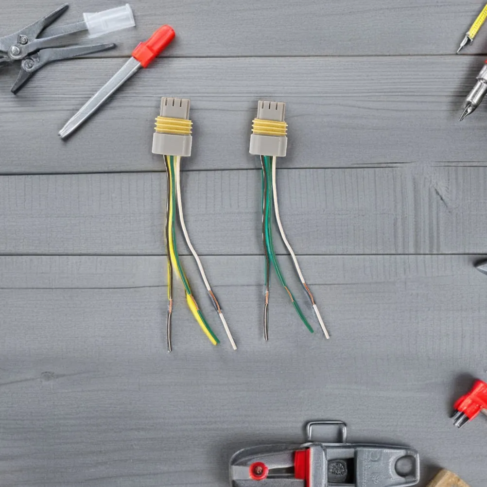 

Комплект из 4-х автомобильных разъемов для катушек зажигания, 3-контактные, с медными проводами, высокотемпературные, износостойкие, водонепроницаемые, для автомобилей, грузовиков, лодок