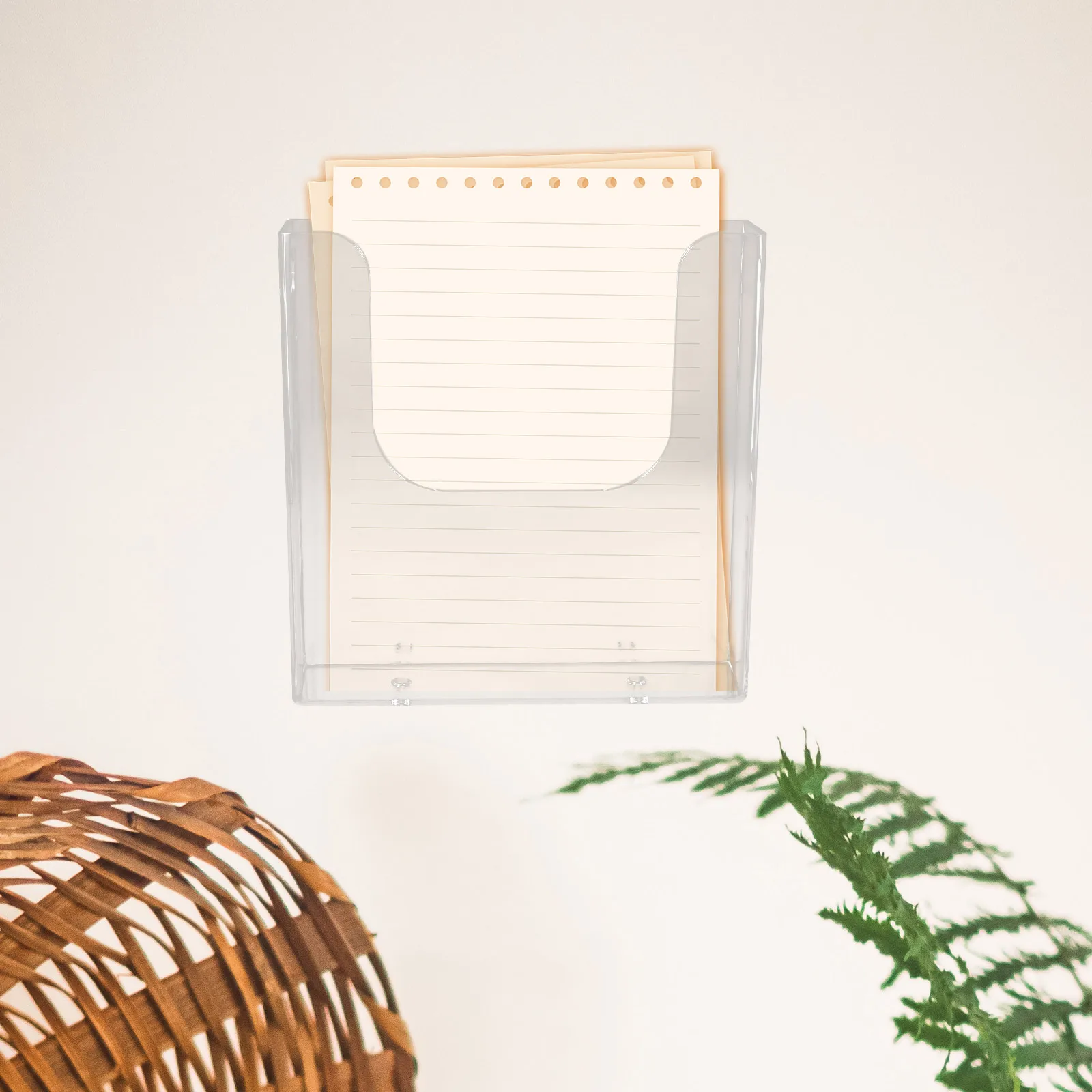 Wall-mounted Finishing Rack Document Holder for Display Organiser Paper Organizer File Office