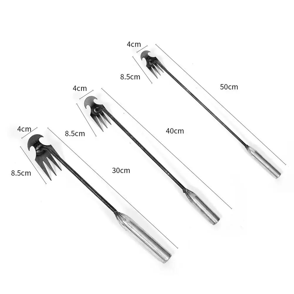 4 Teeths Multifunctional Weed Rake Portable Garden Weeding Tool For Vegetable Gardening Farm Planting Household Weeding Tools