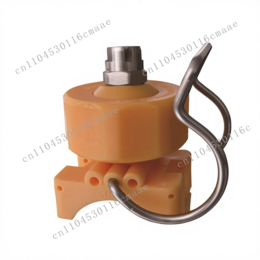 New Industrial Clamp Cleaning Nozzle Clamp with Angular and Mixed Flow Design, 304 Stainless Steel