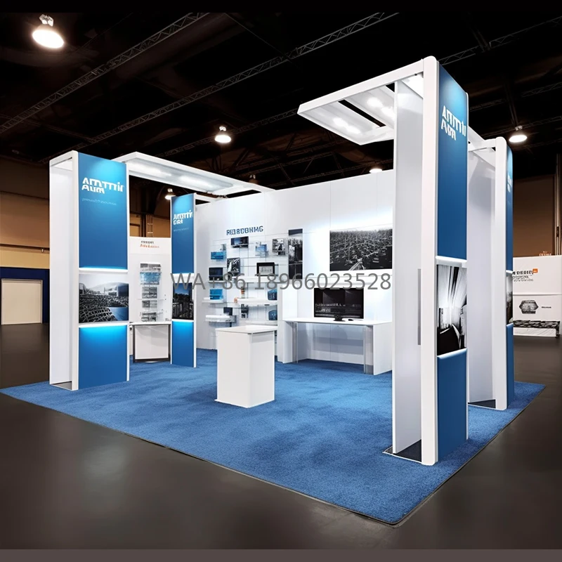 10*20 Messe Ausstellungskabine Spannung Stoff Leuchtkasten Ausstellungsstand