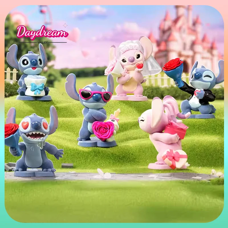 

Original Bestine Stitch Sweet & Cool Adventure Eternal Flower Series Blind Box Mystery Box Trendy Toy Ornaments Doll Girl Gift