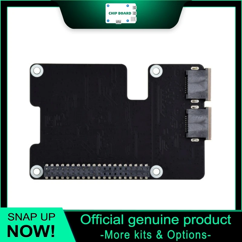 Адаптер Ethernet Waveshare PCIe Dual 2.5G для Raspberry Pi 5, сетевая карта расширения RTL8125