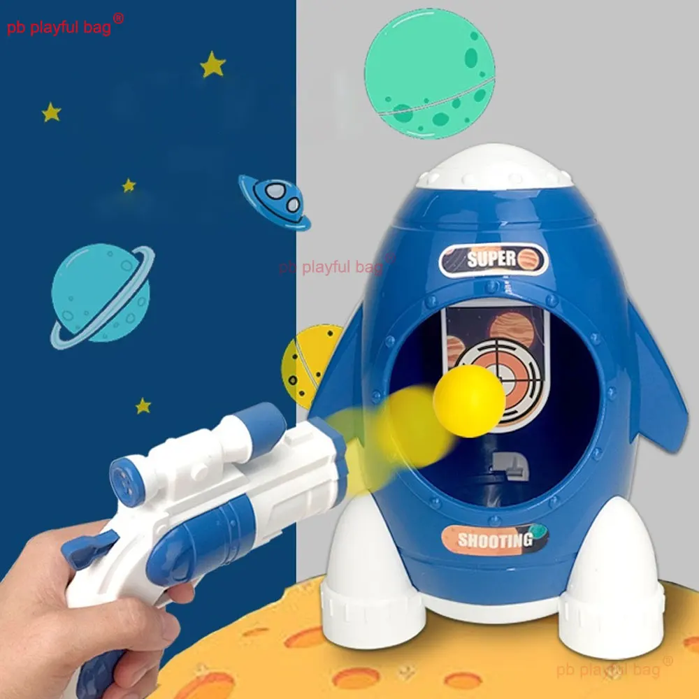 Outdoor Sports Soft Bullet Gun Rocket Target Children's Interactive Competitive CS Games Toy Accessories Fun Gifts QG600