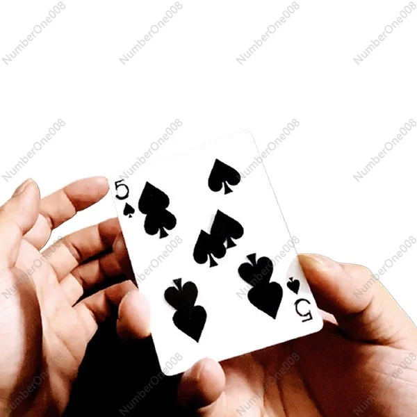 Playing Cards 5 to 9 Upgrade Visual Impact Spades Effect Bicycle Version Close Up Magic Trick Props Professional Magician Set