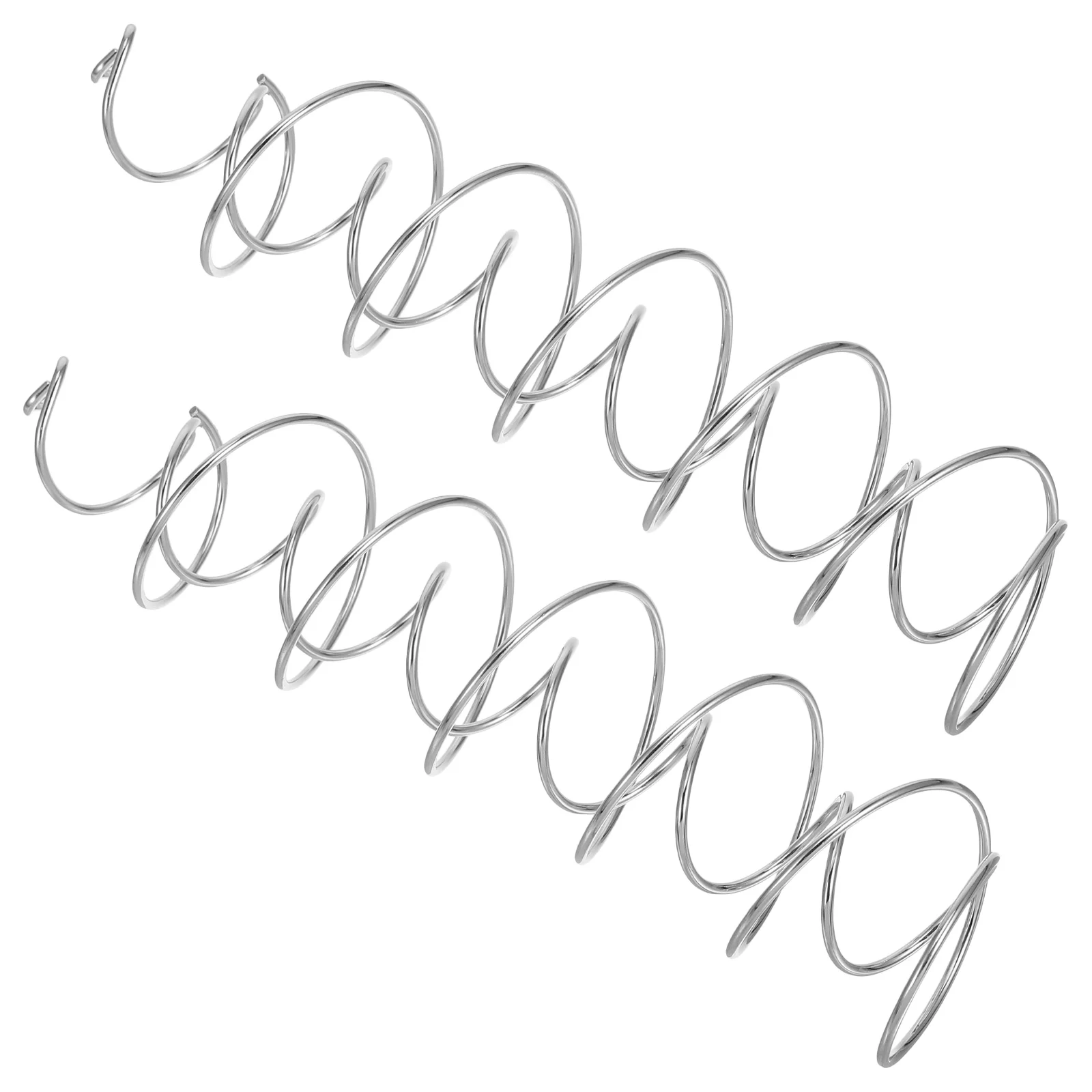 

2Pcs DIY Wind Chime Spiral Accessories for Outdoor Hanging Decor Unique Swirls Decorations Metal Wind Spinner Parts