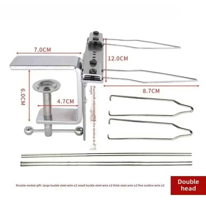 New I-shaped clip quick button tool garment factory hand-sewing single and double head buckle puller