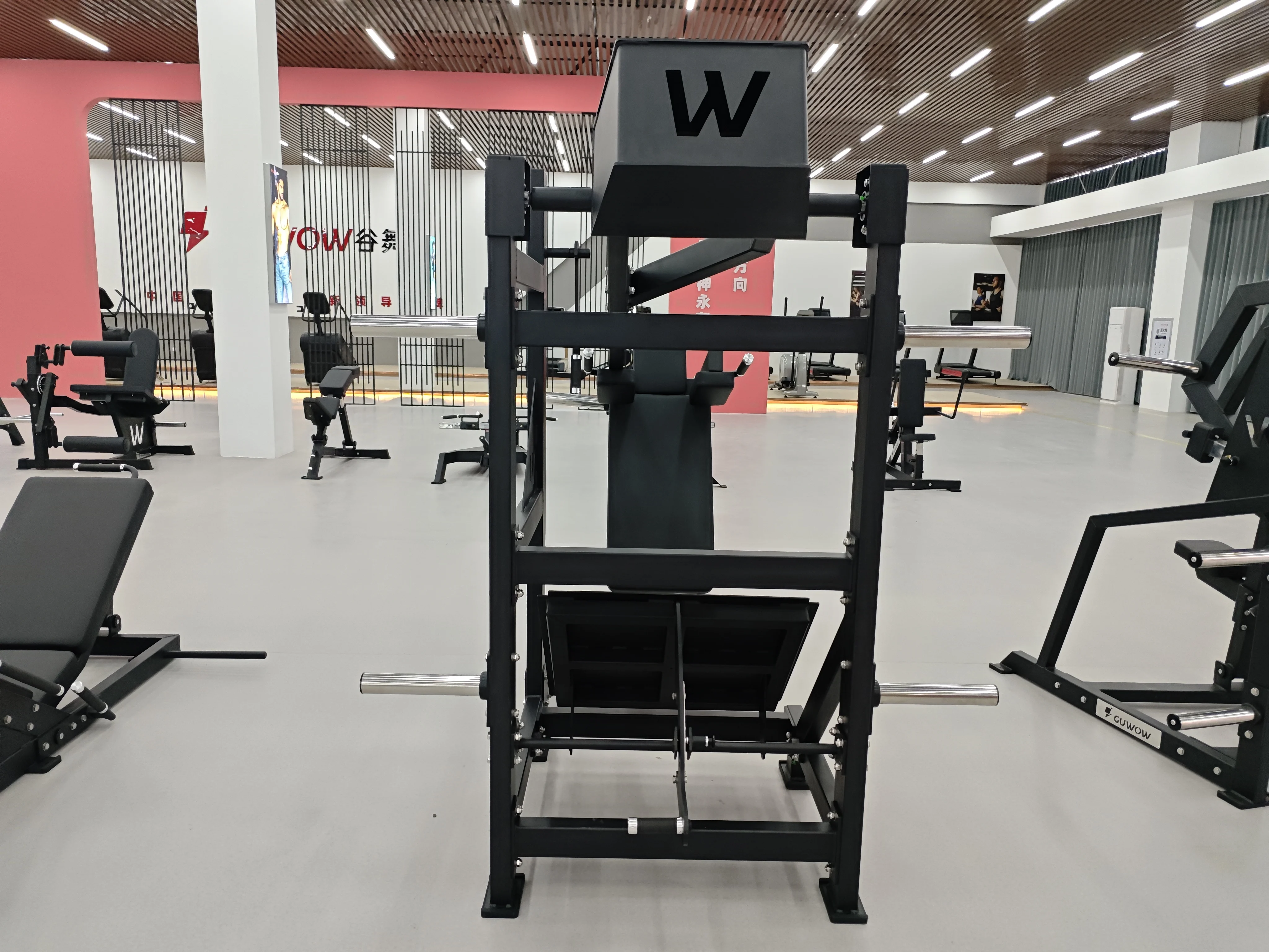 مدرب القرفصاء البندول لتدريبات الساق الفعالة |   معدات الصالة الرياضية التجارية