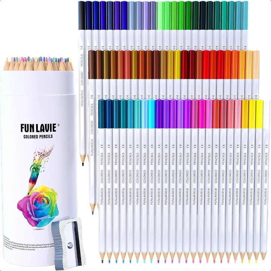 

72 Colored Pencils for Adult Coloring BooksSoft Core Coloring Pencils Set Drawing Pencil for sketching Painting Art Pencil Art