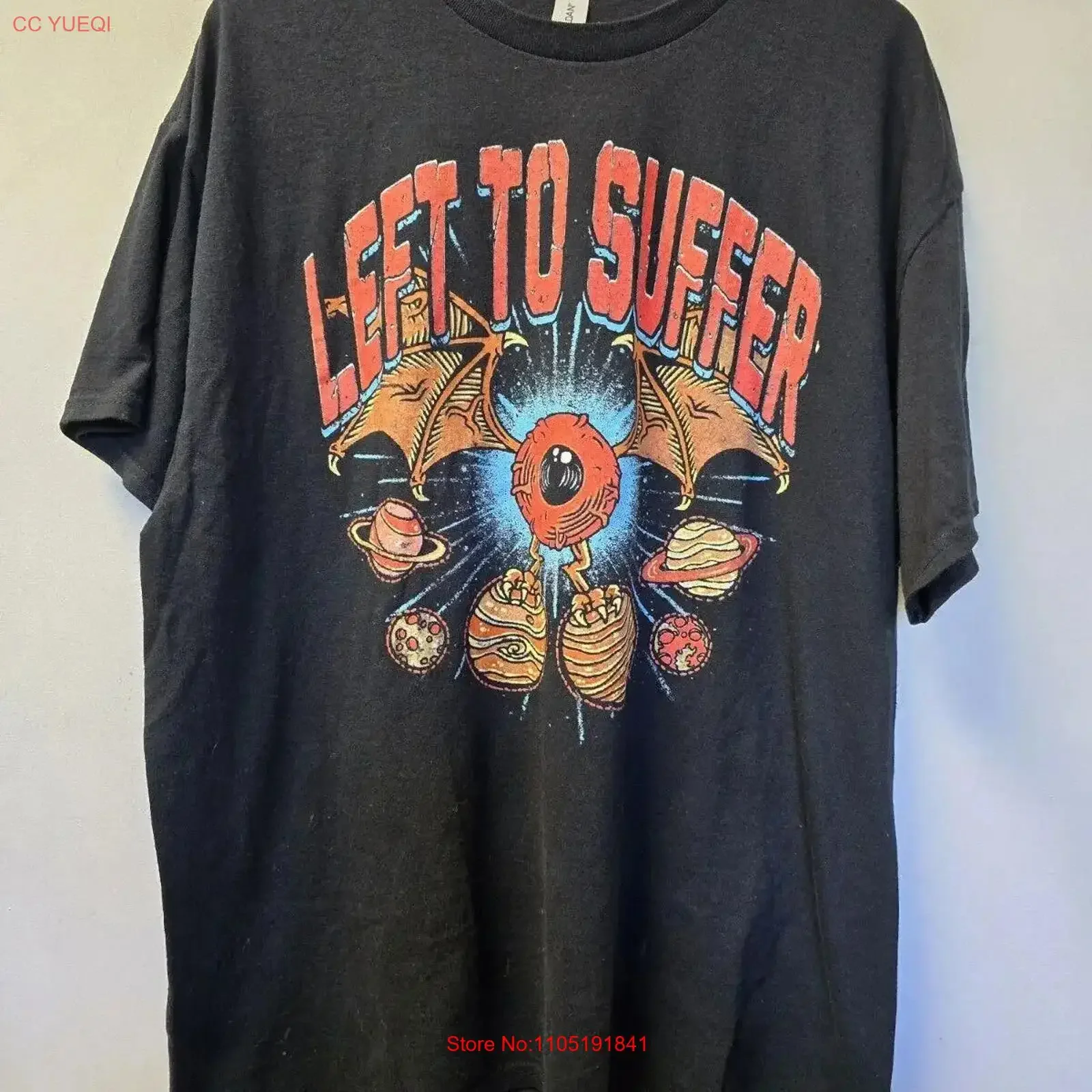 Left To Suffer Band T Shirt XL Atlanta Deathcore vintage Washed Casual designer clothes fashion homme Slightly