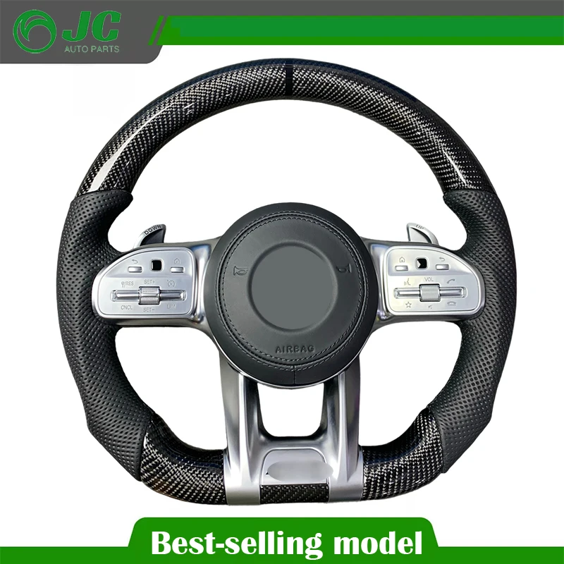 Steering wheel For Mercedes Benz Amg C E S G-Class W204 W205 W222 G500 G55 G63 S500 S320(Customizable)