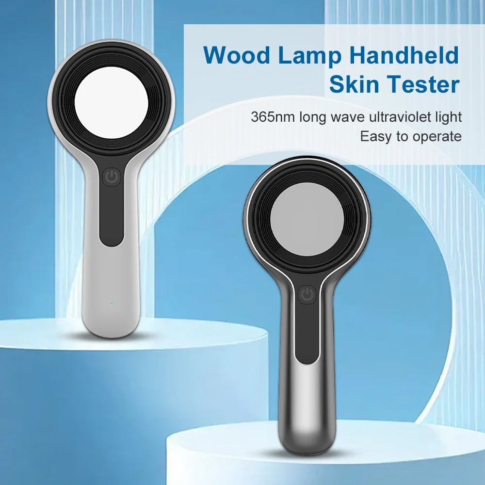 Woods Lamp Skin Analyzer For Skin UV Magnifying For Beauty Facial Testing Wood Lamp Light Skin Analysis Detection Skin Care