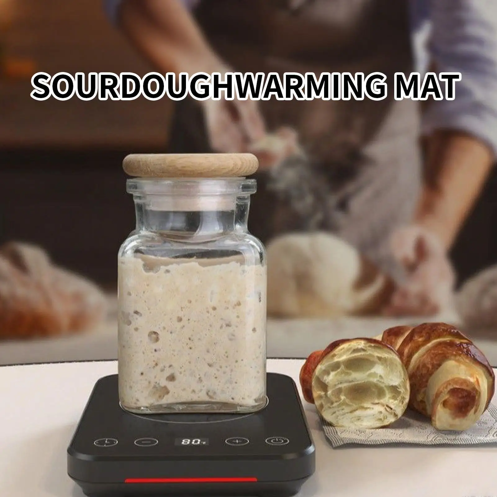 

Dough Warmer Proofing Tool For Baking Auto On Off Dough Proofing Warming Mat With Timer For Bread Coffee Cheese Workplace RV