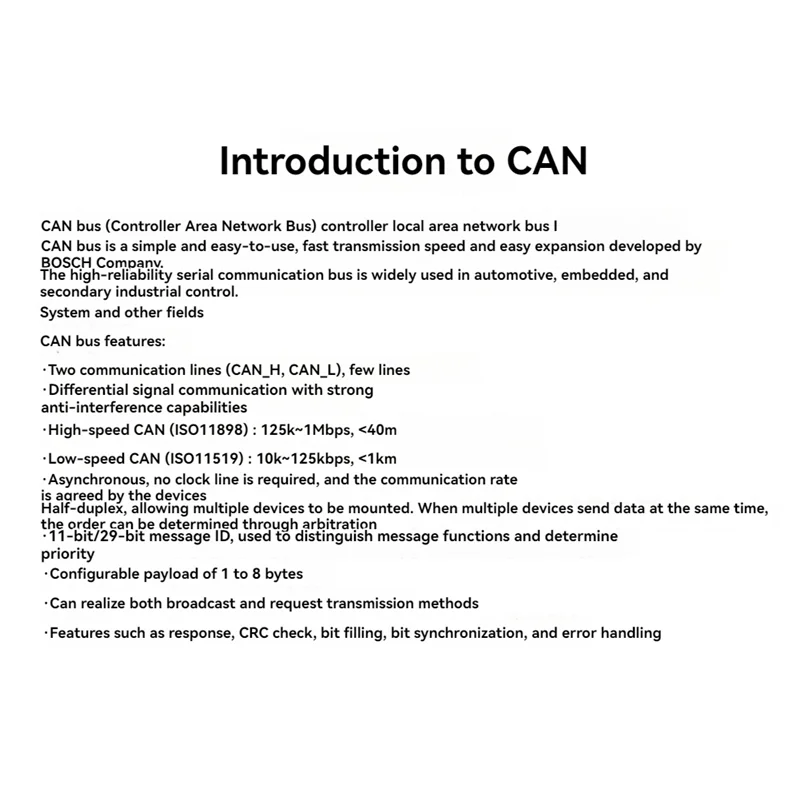 Scheda di sviluppo STM32 Kit di suplemento CAN Bus Kit scheda di apprendimento MCU STM32F103C8T6