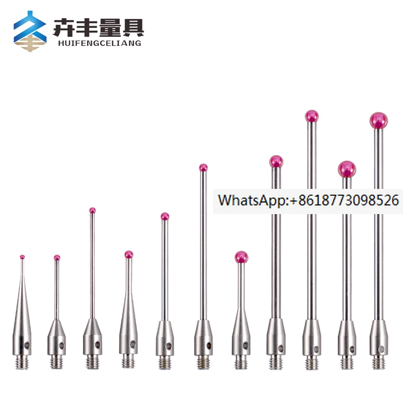 

Трехмерный зонд, трехкоординатная фотография, из нержавеющей стали/вольфрамовой стали, Рубиновая измерительная головка с резьбой M3