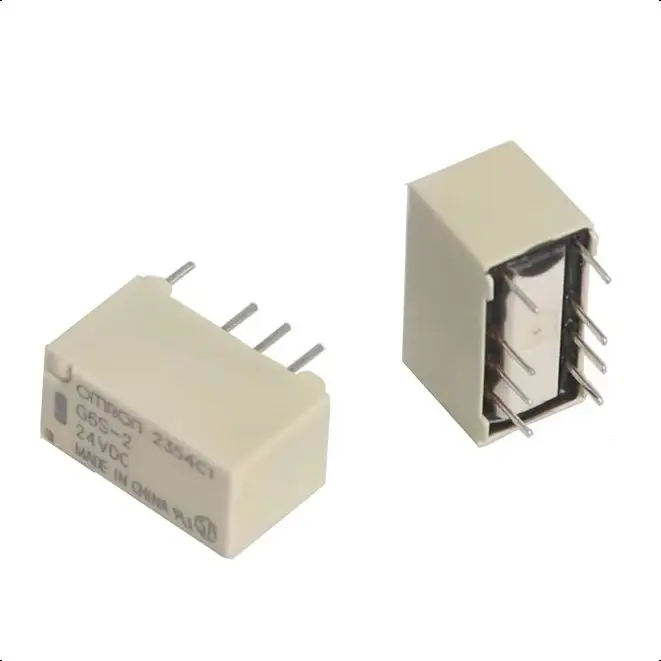 【10-2PCS】G6S-2 5VDC 12VDC 24VDC Signal Relay 8Pin DC 5V 12V 24V 2A Mini Signal Switch Relays