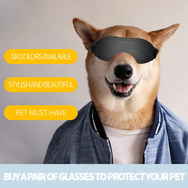 Pet Glasses New Fashionable Windproof Sand proof UV resistant Goggles for Cats and Dogs Sunglasses Adjustable Sunglasses