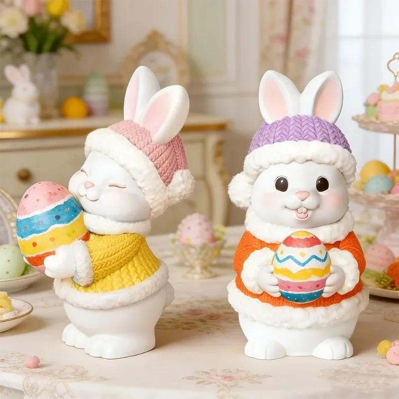 Últimos modelos de moldes de silicona 3D de conejo de Pascua, kit de fabricación de velas y jabones de resina, herramienta de repostería