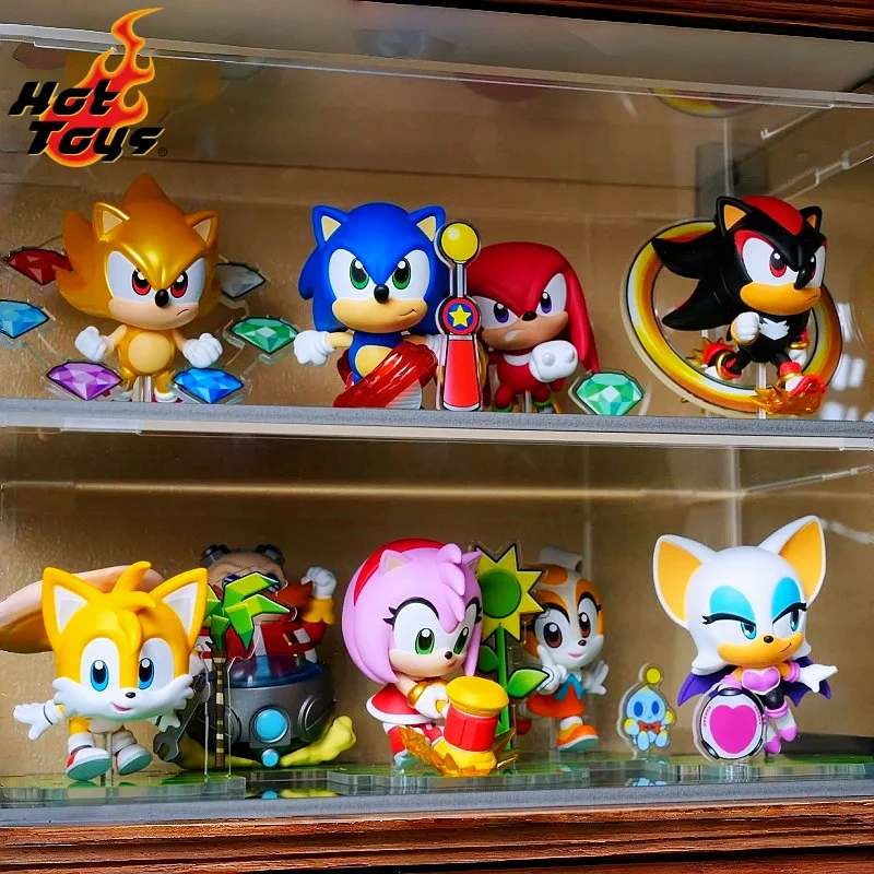 

Коллекционная мини-фигурка Hottoys Sega Sonic The Hedgehog Cosbi Blind Box: классический игровой персонаж, украшение для рабочего стола