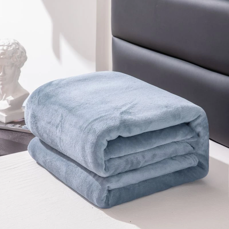 Flanelowe koce na drzemkę плед для кровати Miękka krata do domu Sofa 200x230 Pluszowe prześcieradło Jednolity kolor Letni koc Pojedynczy rozmiar