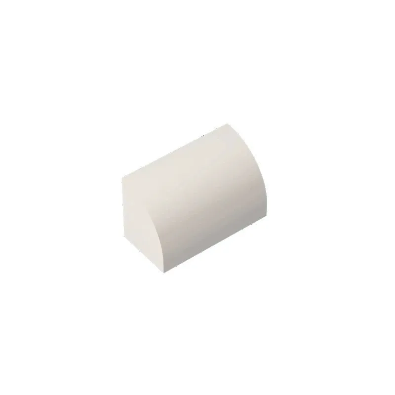 10pcs MOC 37352 curved surface tiles 1x2x1 small particle building blocks DIY props and accessories