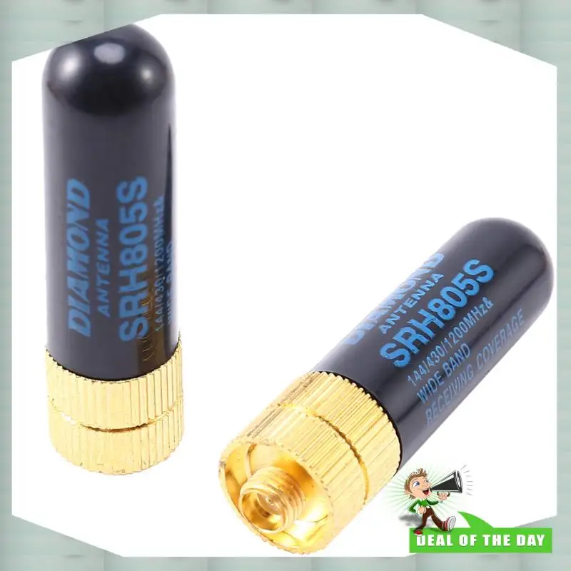 24 시간 배달 30PCS 듀얼 밴드 UHF + VHF SRH805S SMA 여성 안테나 Baofeng Uv-5R BF-888S Uv-82 UV-5RA TK3107 2107 10W 144/4