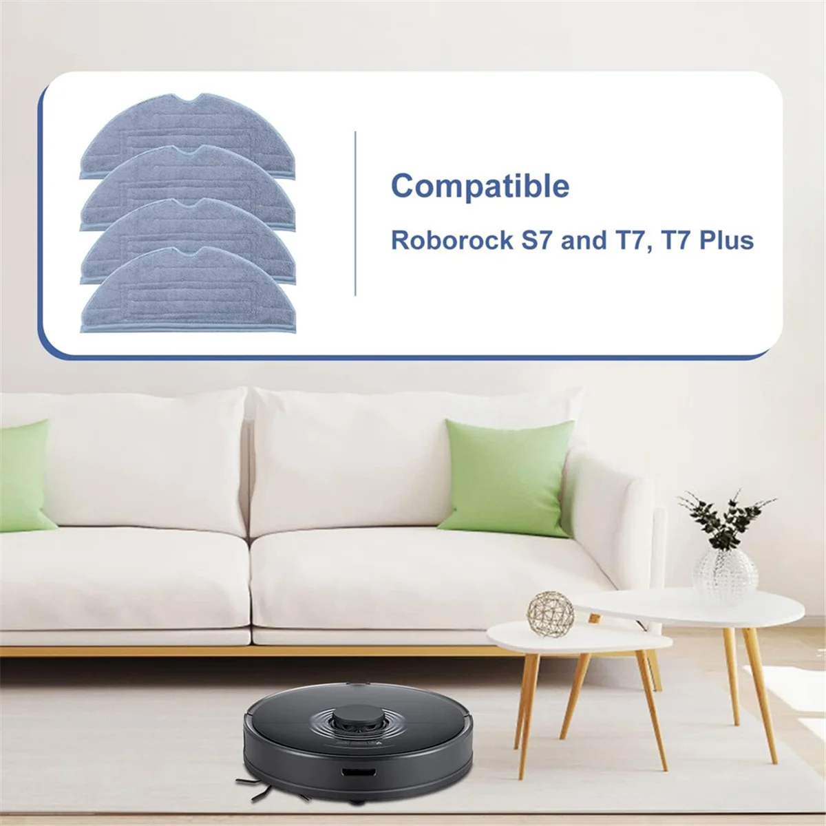 FZFZ For S8/S8+, S7/S7+, S7 MaxV Ultra, S7 MaxV, S7 Pro Ultra Vacuum Cleaner Main Side Brush Hepa Filter Mop Cloth