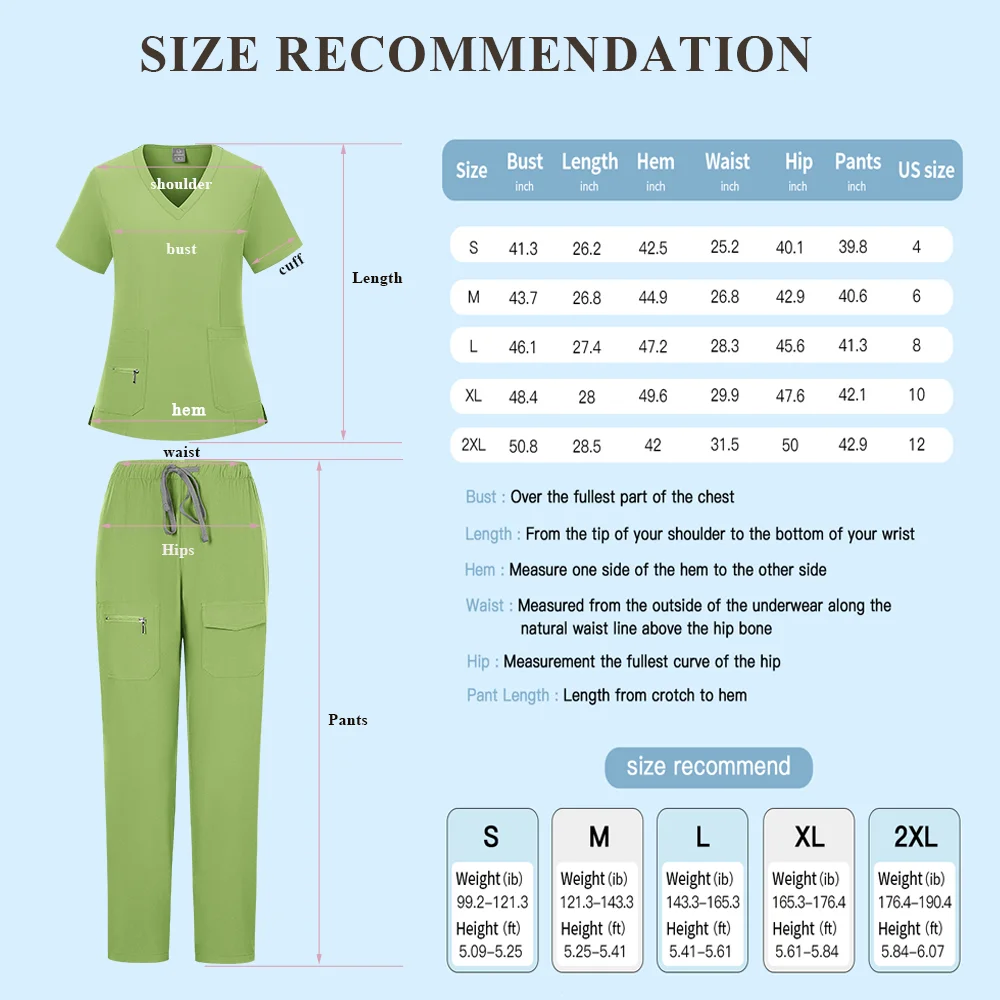 도매 의료 유니폼 조깅 슈트 의사 간호사 스크럽 세트 병원 외과 작업복 여러 가지 빛깔의 여성 스크럽 정장 착용