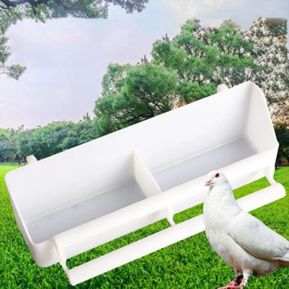 Comedero para pájaros, caja de comida de gran capacidad extendida, jaula para mascotas, caja de agua de alimentación para loro, Paloma, Mynah, envío