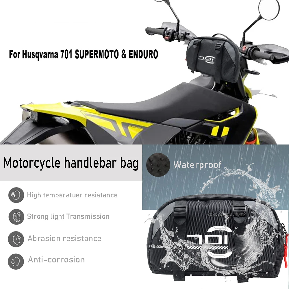 

Motorcycle front car handlebar multi -function storage waterproof bag travel bag For Husqvarna 701 SUPERMOTO & ENDURO