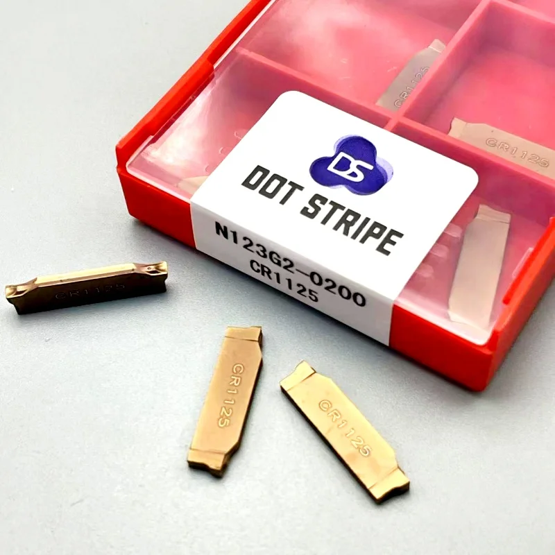 

N123G2 2 мм 3 мм 4 мм CR1125 TF4225 Токарный инструмент для обработки канавок Твердосплавная вставка Обработка стали Токарный станок с ЧПУ Инструмент для обработки канавок Пластинчатый резак