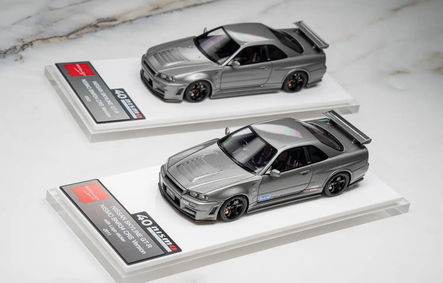 

MAKE UP 1:43 R34 NISMO CRS Version Diecast Model Car