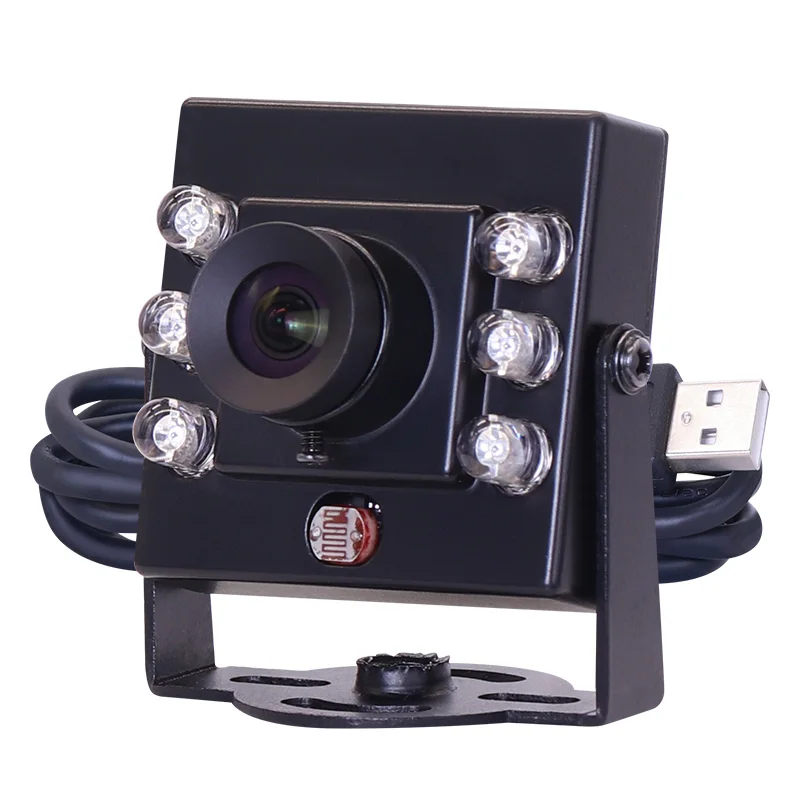 3206 1080P OV2710 3mm 95degrees IR850 distortionless HD Infrared night vision Wide dynamic Mini USB Industrial camera