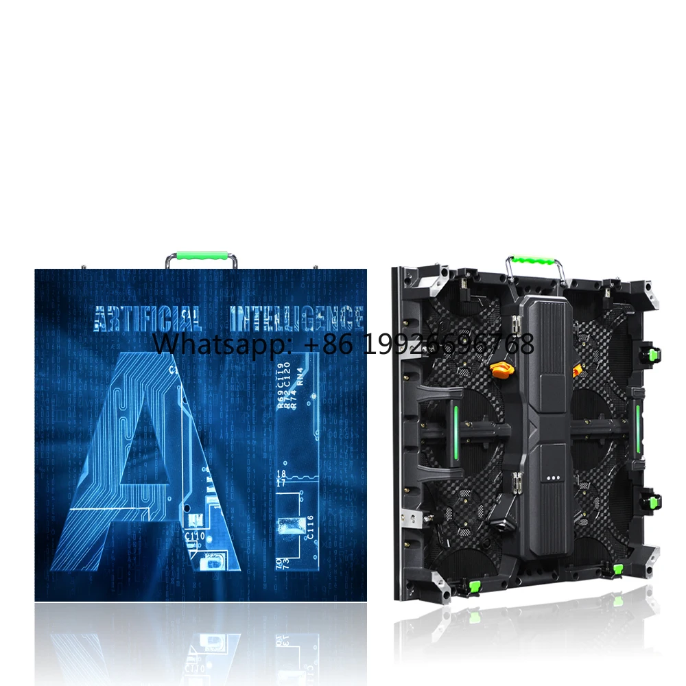 

Высокопроизводительный портативный полноцветный светодиодный экран P3.91 для помещений и улицы, яркость 5000 нит, частота обновления 1920 Гц