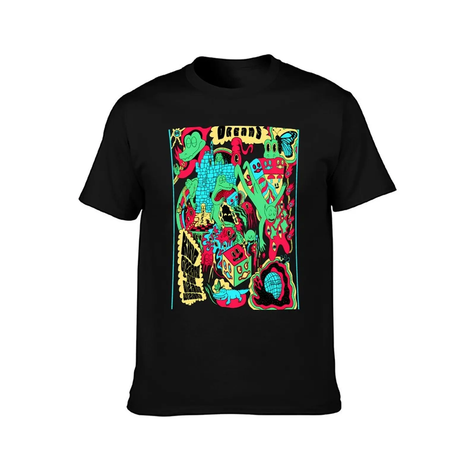 King Gizzard and The Lizard Wizard - Dreams T-Shirt Quick Dry Sports Short Sleeve Tee