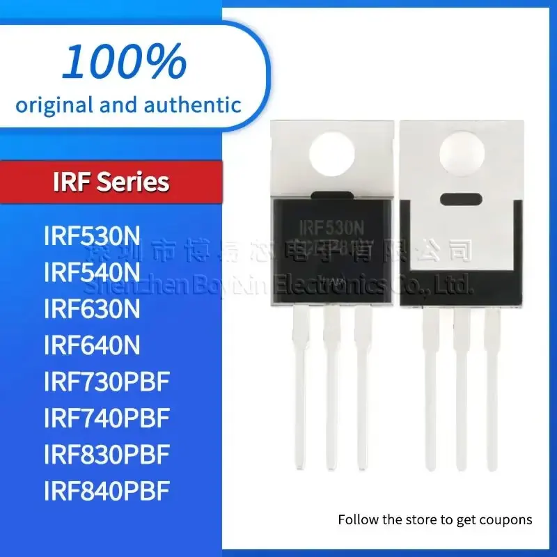 5PCS NEW IRF530N IRF540N IRF630N IRF640N Standard quality IRF730PBF IRF740PBF IRF830PBF IRF840PBF