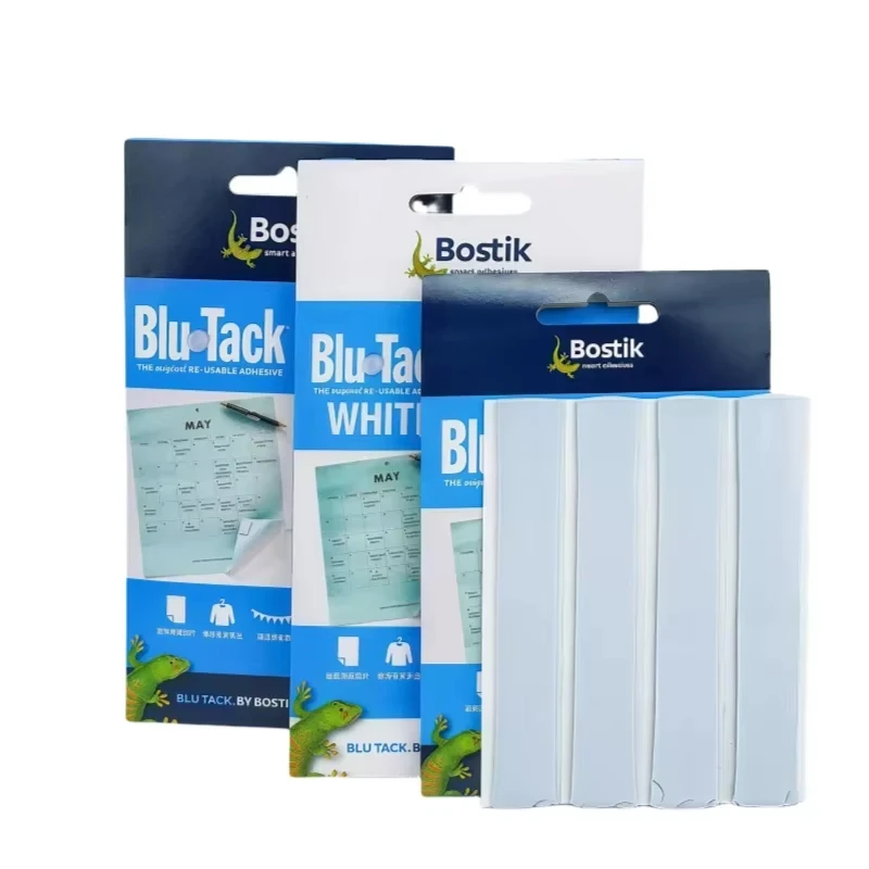 FOR Bostik Blu Tack Reusable Adhesive Putty for Wall Photo Fixing DIY Office School Use - Original Product