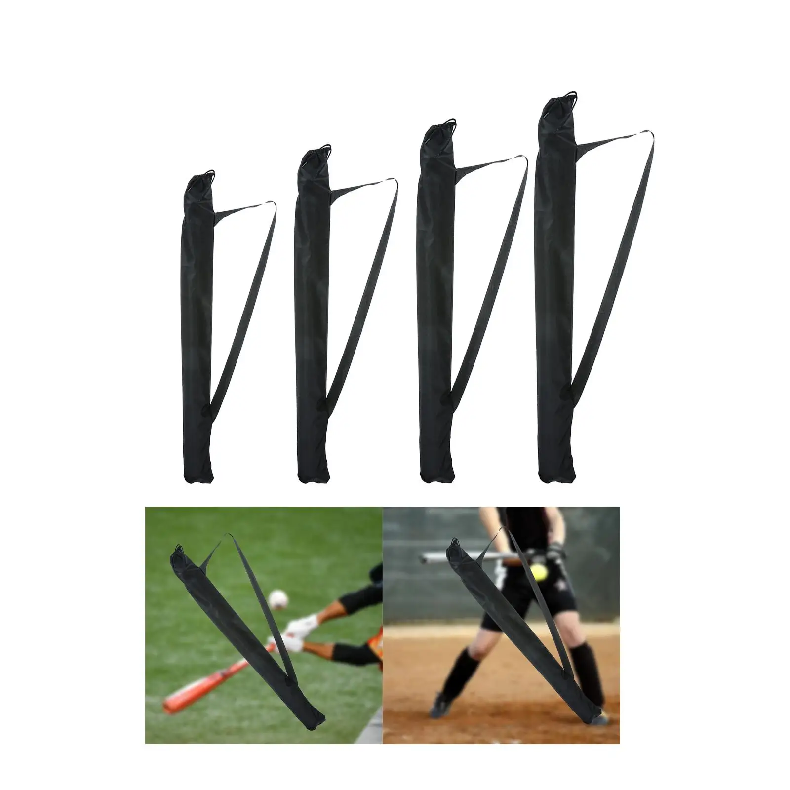 Softball Bat Bag Sleeve Protector Baseball Backpack Carrier for Men Women 75cm