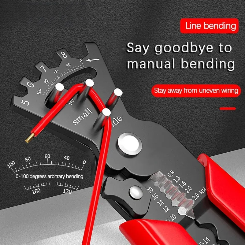 

Multifunctional wire stripper electrician special bending wire stripping tool Electric box wire trimming pliers