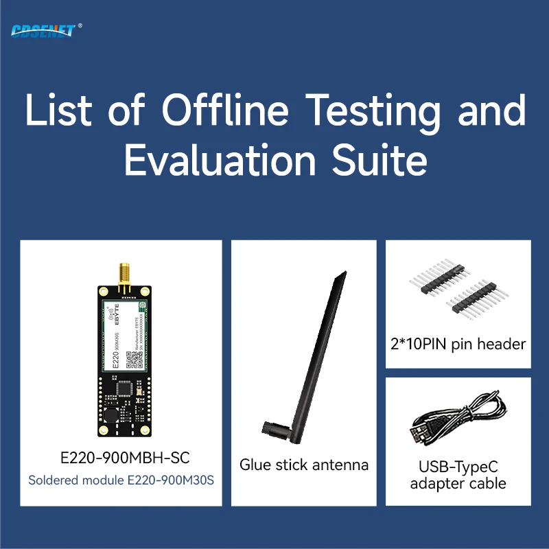 Lora LLCC68 Kit scheda di sviluppo test offline 868/915 MHz CDSENET E220-900MBH-SC 30dbm UART Pulsante OLED di controllo STM32F103C8T6