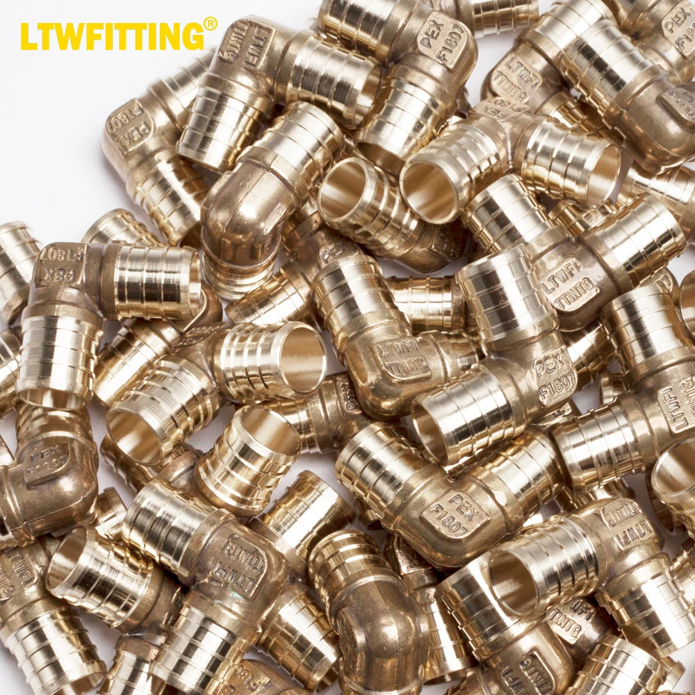 

LTWFITTING LF Brass PEX Crimp Fitting 3/4-Inch PEX Elbow (Pack of 200)