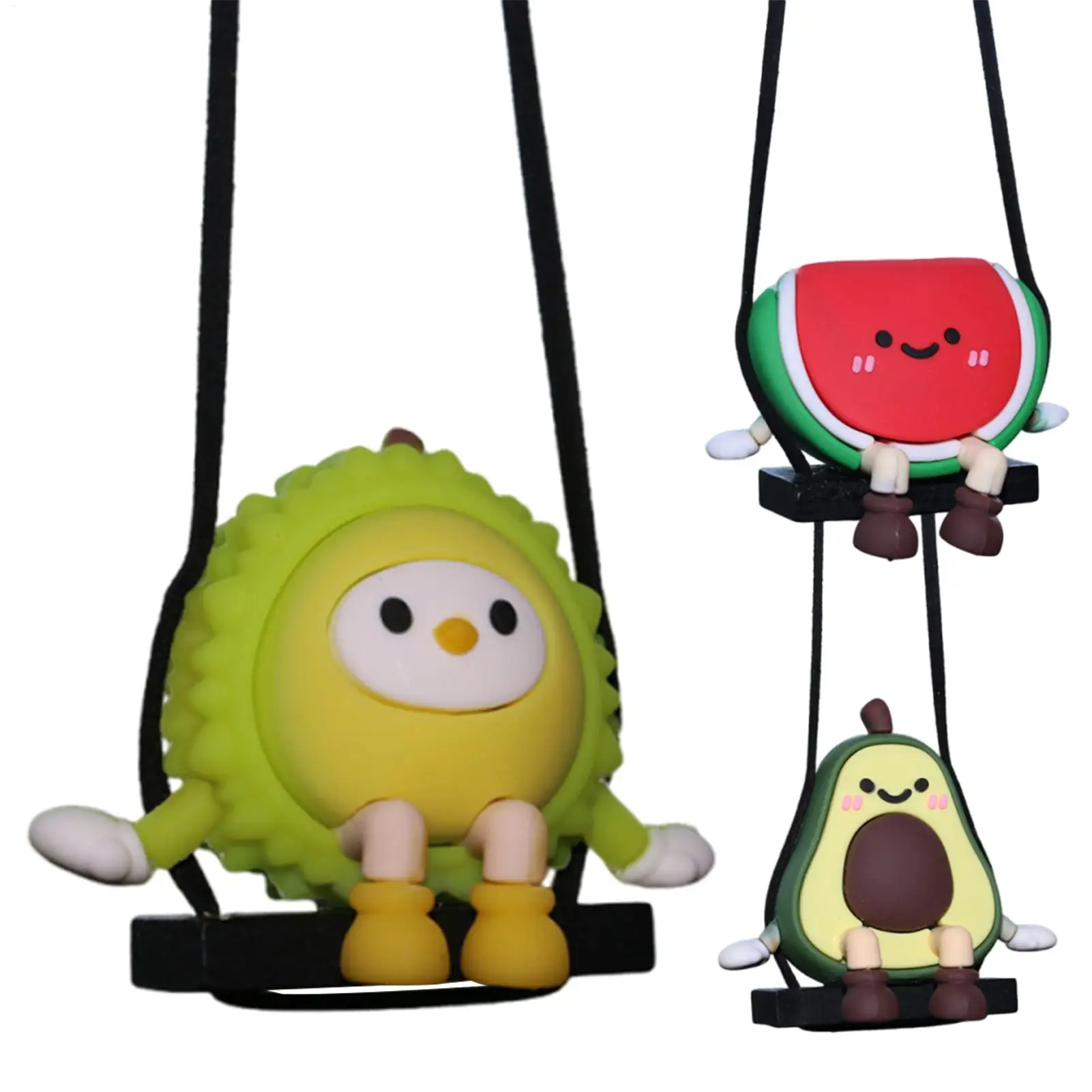 

Симпатичная фруктовая форма, декор для зеркала заднего вида, подвеска для автомобиля, украшение для автомобиля, грузовика, внедорожника, аксессуары для интерьера автомобиля