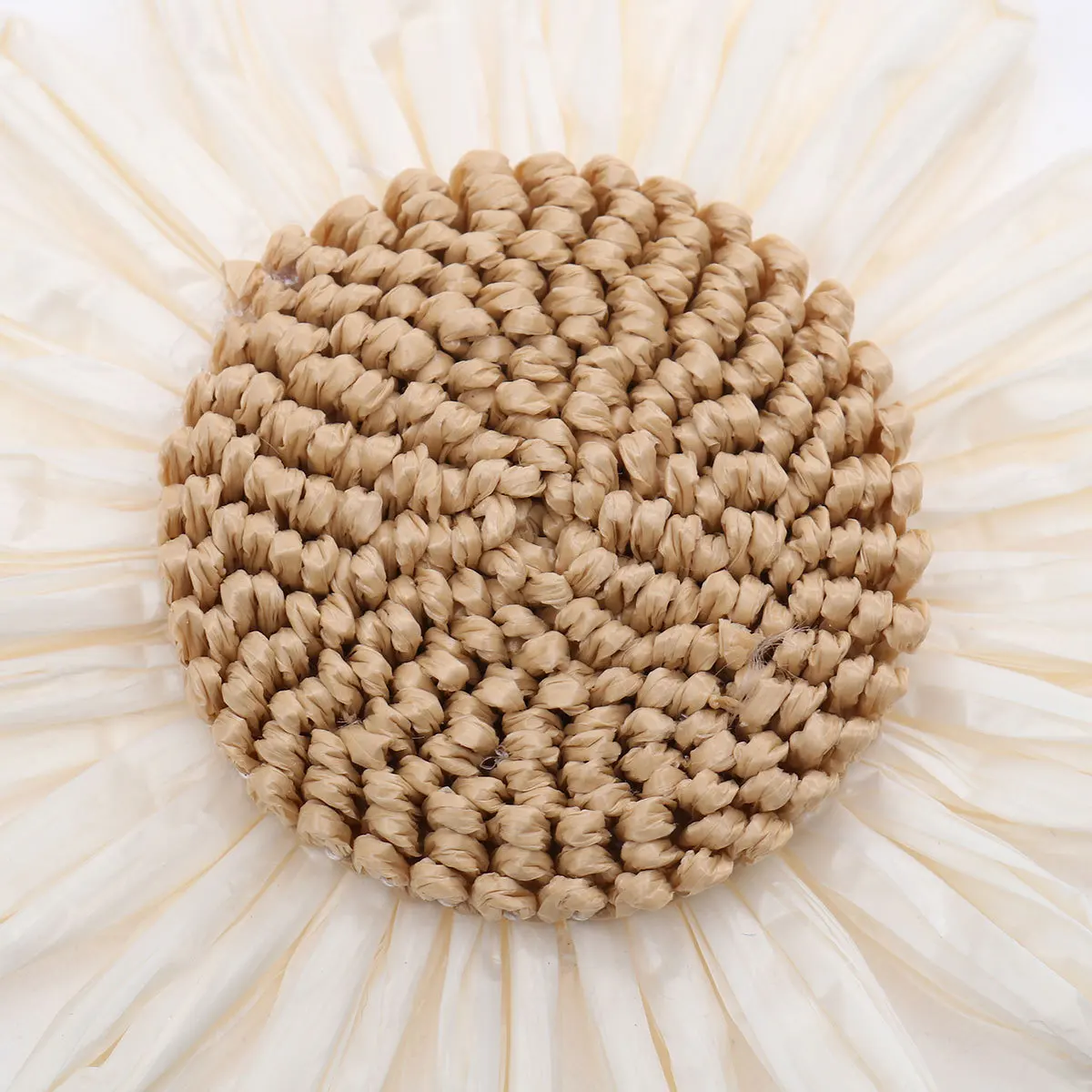 2 قطعة إكسسوار ديكور زهرة بيج بني فاتح لتقوم بها بنفسك ملابس مصنوعة يدويًا أحذية قبعة حرفية مواد تزيين الزفاف خفيفة الوزن #1